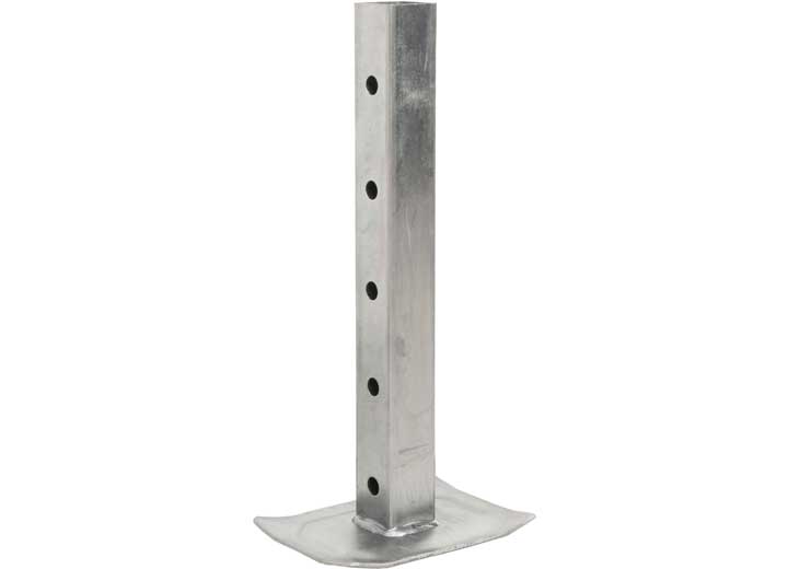 Curt Manufacturing Curt Direct Weld Square Jack Replacement Drop Leg With Foot