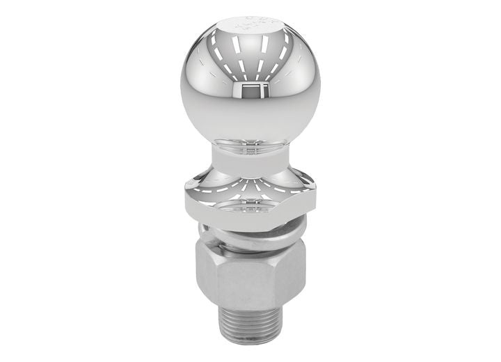 Curt Manufacturing PACKAGED CHROME TRAILER BALL 2IN X 1IN X 2 1/8IN 7500LB
