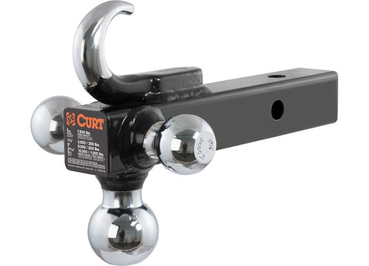 Curt Manufacturing CLASS III/IV 3 BALL MULTI-MOUNT W/TOW HOOK