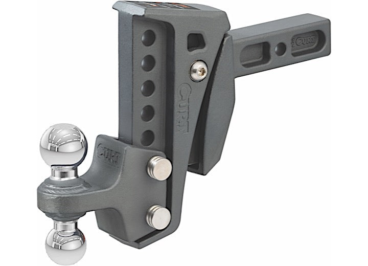 Curt Manufacturing REBELLION XD ADJUSTABLE CUSHION HITCH 15K 2IN SHANK W/2IN & 2 5/16IN BALLS