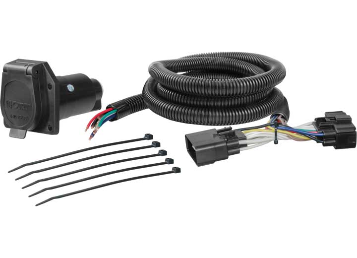 Curt Manufacturing 15-20 F150 CUSTOM VEHICLE-TO-TRAILER CONNECTOR W/7 WAY ROUND