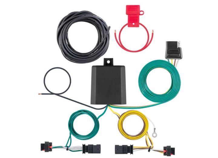 Curt Manufacturing 22-C JEEP COMPASS VEHICLE-TO-TRAILER WIRING HARNESS 4 WAY FLAT OUTPUT