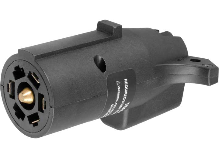 Curt Manufacturing 7WAY LED TO 4WAY OR 5WAY FLAT ADAPTER(RECOGNIZES LED TRAILER LIGHTS)