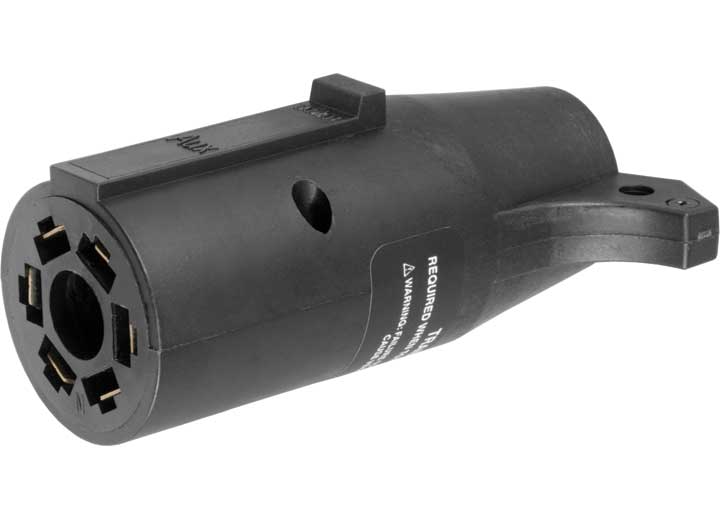 Curt Manufacturing 7WAY LED TO 6WAY ROUND ADAPTER(RECOGNIZES LED TRAILER LIGHTS)