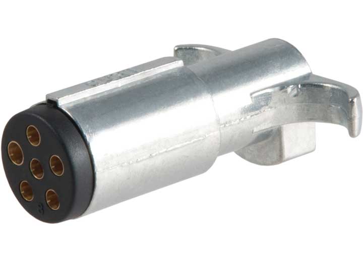 Curt Manufacturing Curt 6-Way Round Plug - Trailer End