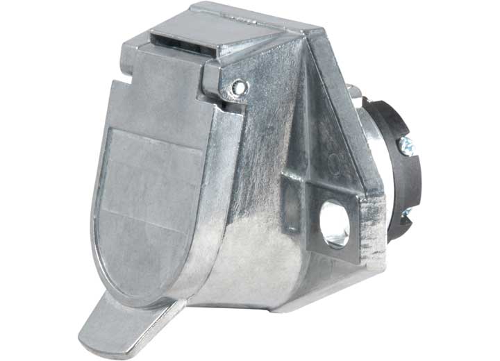 Curt Manufacturing Curt 7-Way Round Socket - Vehicle End