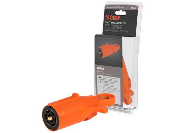 Curt Manufacturing 7-WAY RV BLADE CONNECTOR TESTER (PACKAGED)