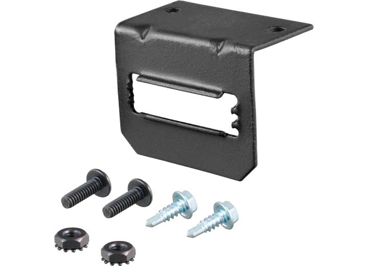 Curt Manufacturing 5WAY FLAT CONNECTOR SOCKET MOUNTING BRACKET KIT