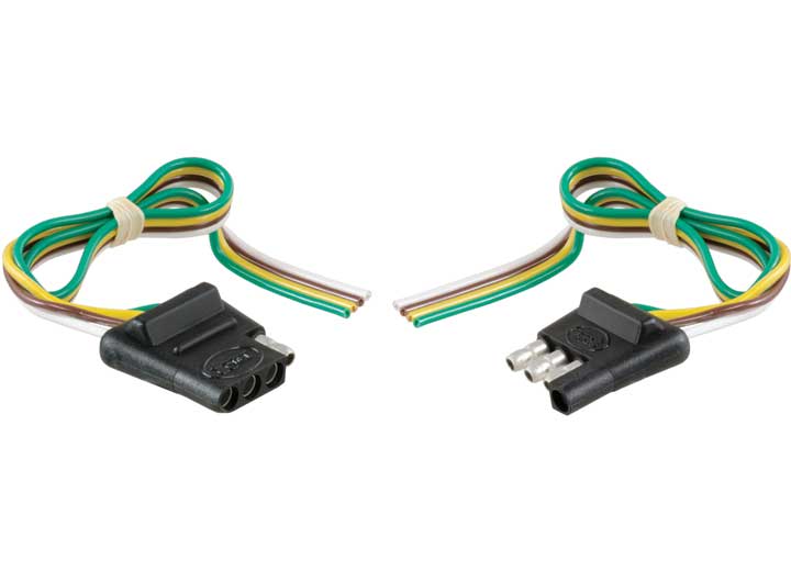 Curt Manufacturing Curt 4-Way Flat with 12 inch Bonded Wire
