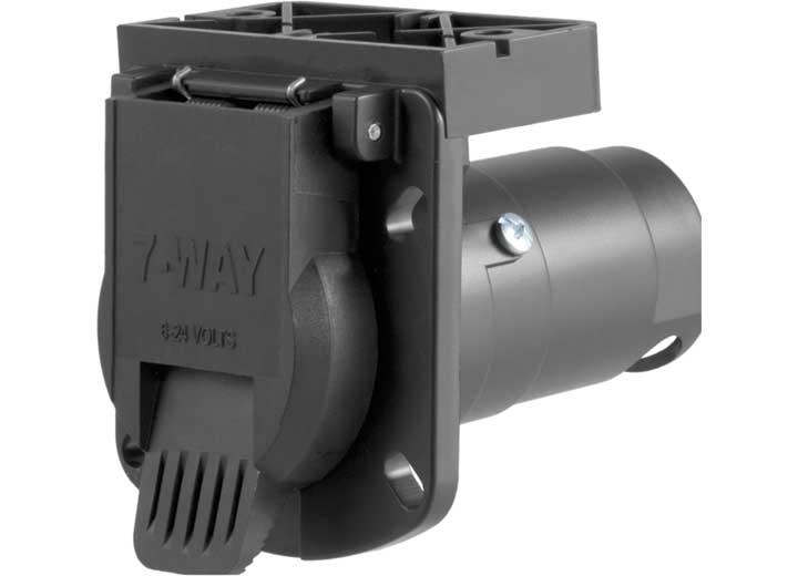 Curt Manufacturing Curt 7-Way Round RV Blade Wiring Connector