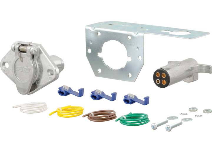 Curt Manufacturing Curt 4-Way Round Wiring Connector Kit