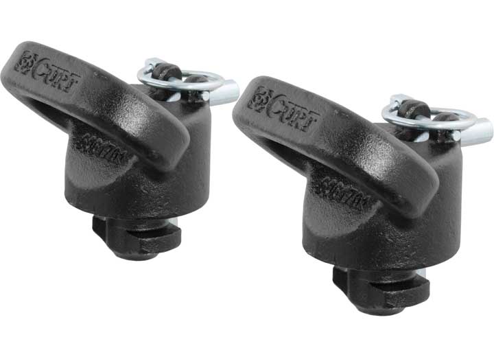Curt Manufacturing RAM SAFETY CHAIN ANCHORS(REQUIRES FACTORY TOW PREP KIT)