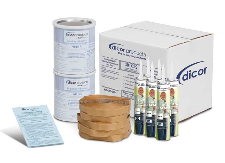 Dicor INSTALLATION AND COMPONENT KIT FOR EPDM AND TPO ROOFING