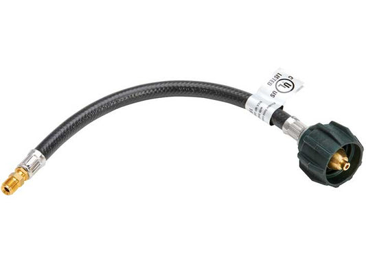 Dicor RV TYPE 1 ACME NUT PIGTAIL, 1/4IN I.D. HOSE, TYPE 1 ACME NUTX 1/4IN INVERTED FLARE 12IN