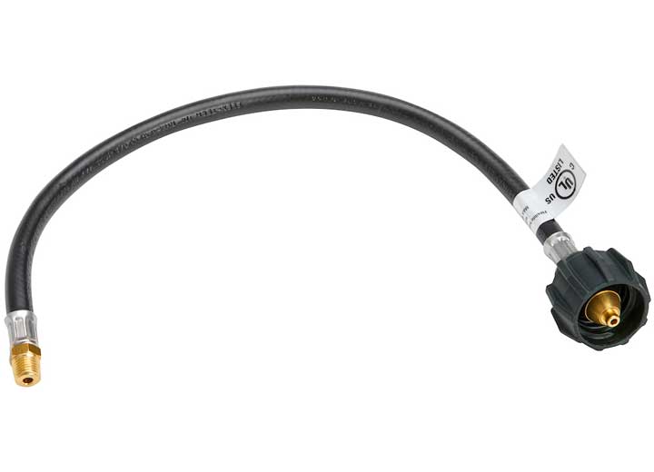 Dicor RV TYPE 1 ACME NUT PIGTAIL, 1/4 I.D. HOSE, TYPE 1 ACME NUT X 1/4IN MPT, 20IN