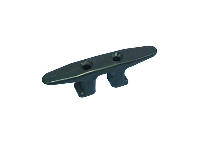 Dock Edge DOCK CLEAT, OPEN BASE, 6IN, HDPE, BLACK