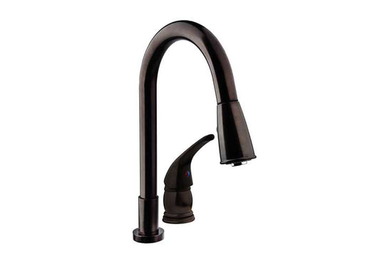 Dura Faucet Pull-Down RV Kitchen Faucet – Venetian Bronze