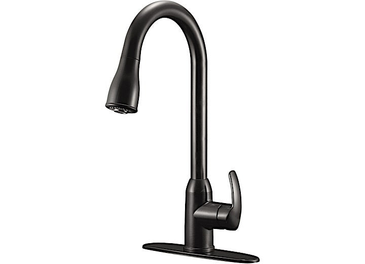 Dura Faucet Single Handle Pull-Down RV Kitchen Faucet – Venetian Bronze