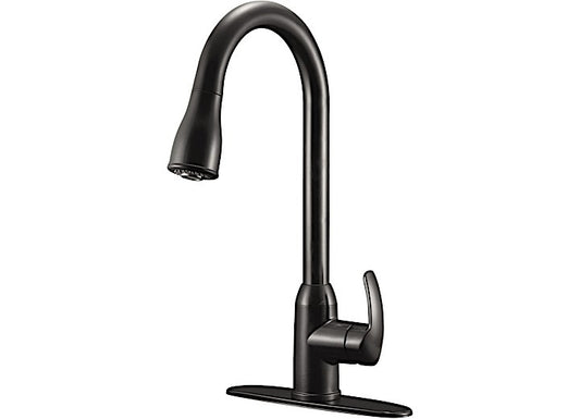 Dura Faucet Single Handle Pull-Down RV Kitchen Faucet – Venetian Bronze