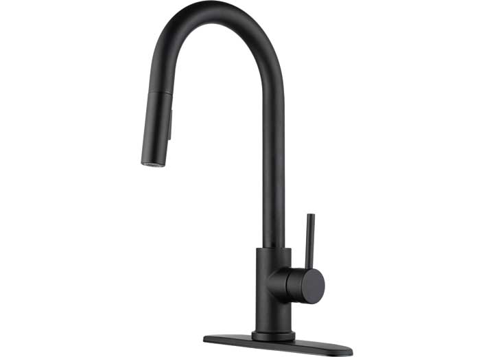 Dura Faucet Touch Sensor Pull-Down RV Kitchen Faucet - Matte Black
