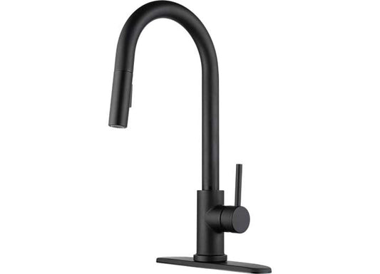Dura Faucet Touch Sensor Pull-Down RV Kitchen Faucet - Matte Black