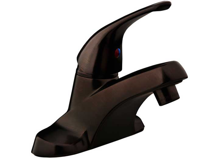 Dura Faucet HEAVY DUTY SINGLE LEVER RV LAVATORY FAUCET - VENETIAN BRONZE