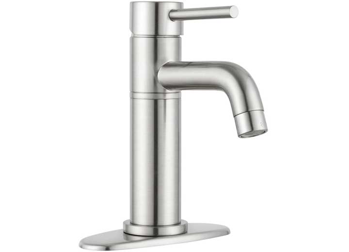 Dura Faucet Single Handle Vessel RV Lavatory Faucet – Brushed Satin Nickel