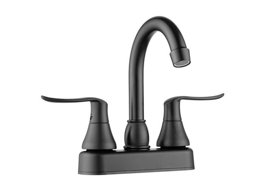 Dura Faucet Elegant Arc Spout RV Bar Faucet – Matte Black