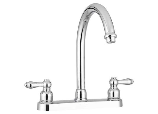 Dura Faucet Non-Metallic Hi-Rise RV Kitchen Faucet – Chrome Polished