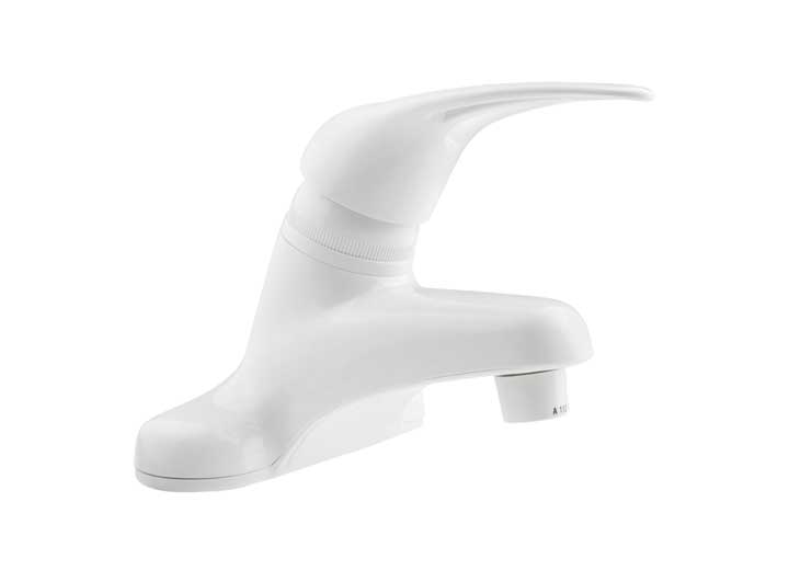 Dura Faucet Single Lever RV Lavatory Faucet – White