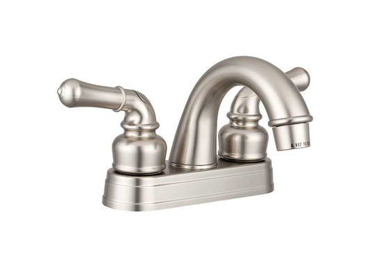 Dura Faucet Classical Arc Spout RV Lavatory Faucet – Brushed Satin Nickel
