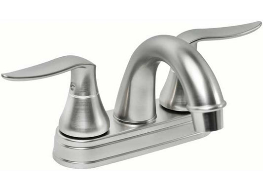Dura Faucet Elegant Arc Spout RV Lavatory Faucet – Brushed Satin Nickel