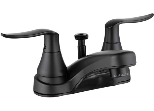 Dura Faucet Elegant RV Lavatory Faucet with Diverter – Matte Black