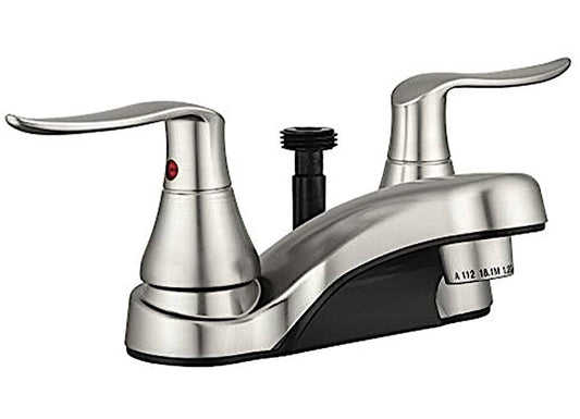 Dura Faucet Elegant RV Lavatory Faucet with Diverter – Brushed Satin Nickel