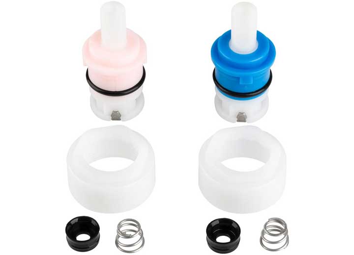 Dura Faucet Replacement Cartridge Kit for Dura Faucet Plastic Plated Classic Lever Handles