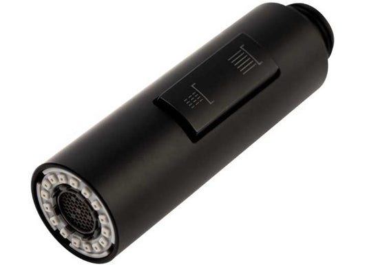 Dura Faucet Replacement Pull-Down Spray Head for DF-NMK530 & DF-NMK540 – Matte Black