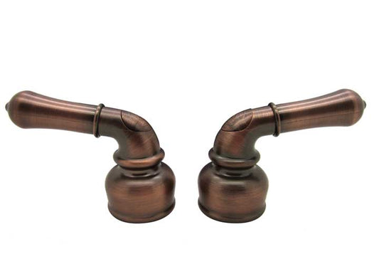 Dura Faucet Replacement Classical Lever Handles (Pair) – Oil Rubbed Bronze