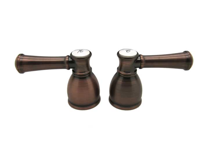 Dura Faucet DESIGNER BELL STYLE LEVER HANDLES - OIL RUBBED BRONZE