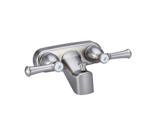 Dura Faucet Designer RV Tub & Shower Diverter Faucet – Brushed Satin Nickel