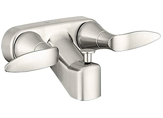 Dura Faucet Elegant RV Tub & Shower Diverter Faucet – Brushed Satin Nickel