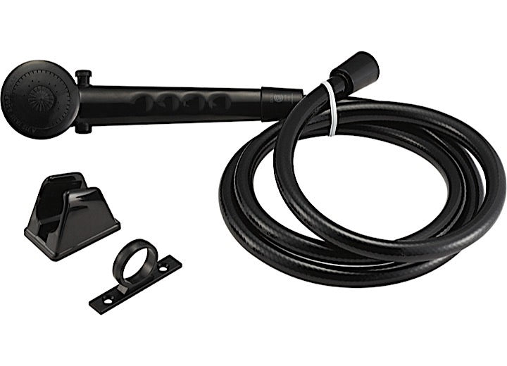Dura Faucet Economy RV Single Function Shower Wand & Hose Kit – Black