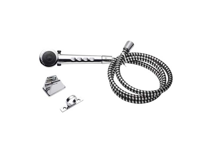 Dura Faucet Economy RV Single Function Shower Wand & Hose Kit – Chrome Polished
