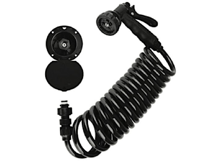 Dura Faucet RV Exterior Quick Connect Spray Dock Kit – Black