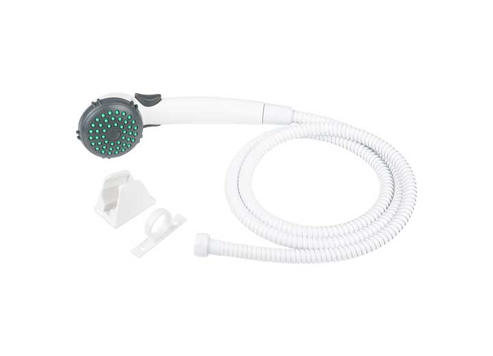 Dura Faucet RV Single Function Shower Wand & Hose Kit – White