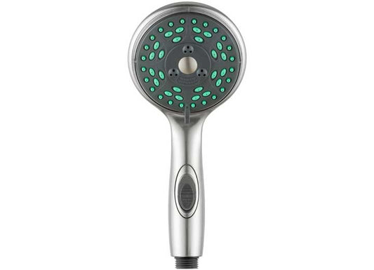 Dura Faucet Premium RV 4-Function Hand Held Shower Wand – Brushed Satin Nickel