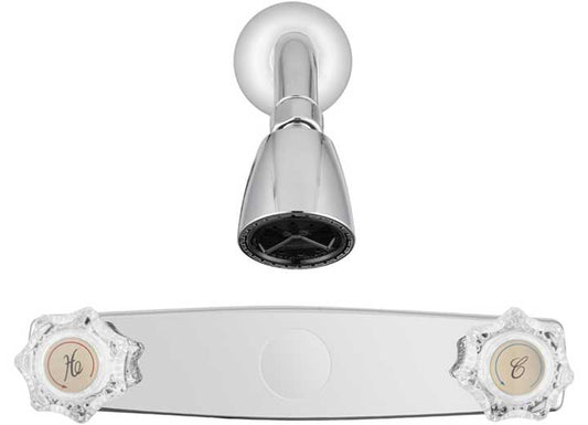 Dura Faucet MH Shower Valve & Shower Head Kit – Chrome Polished