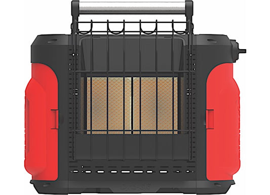 GHP Group Dyna-Glo Recreational Portable Propane Heater – 5,500-18,000 BTU/hr, Red