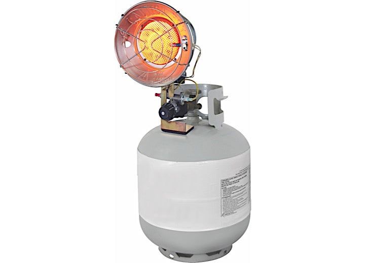 GHP Group Dyna-Glo Single Burner Portable Radiant Propane Tank Top Heater – 9,000-15,000 BTU