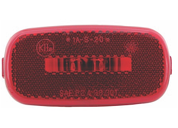 Valterra Products LLC 2 DIODE WATERPROOF LED 4" X 2" MARKER LIGHT - RED