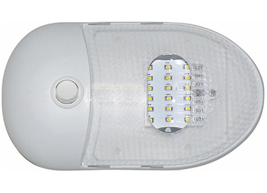 Valterra Products LLC SLIM LINE SINGLE LED DOME LIGHT - WARM WHITE